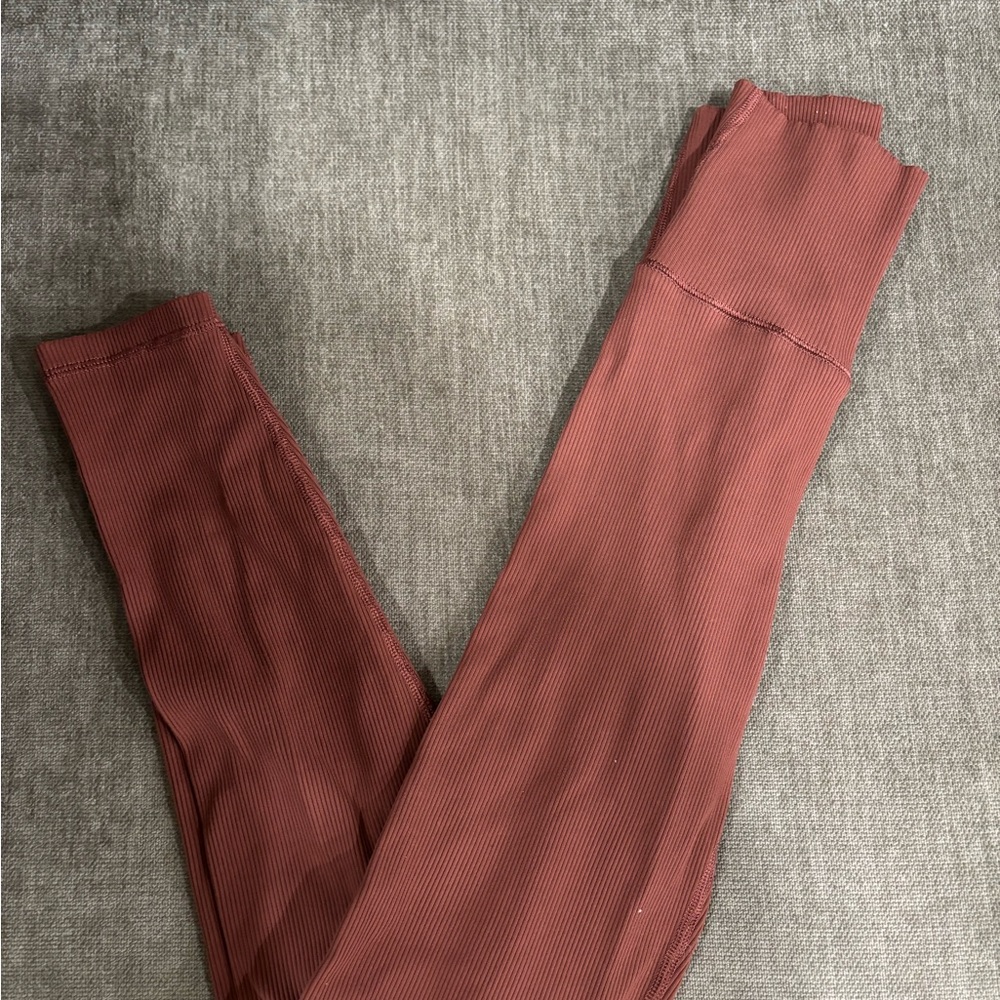 Aerie Ribbed Brown Leggings
